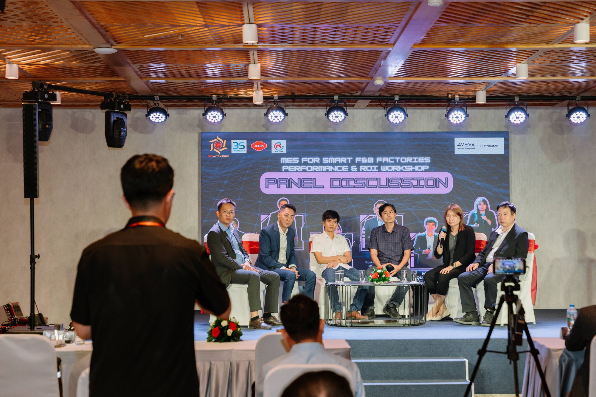 Hệ thống rang cà phê Mars V5 được demo tại sự kiện 